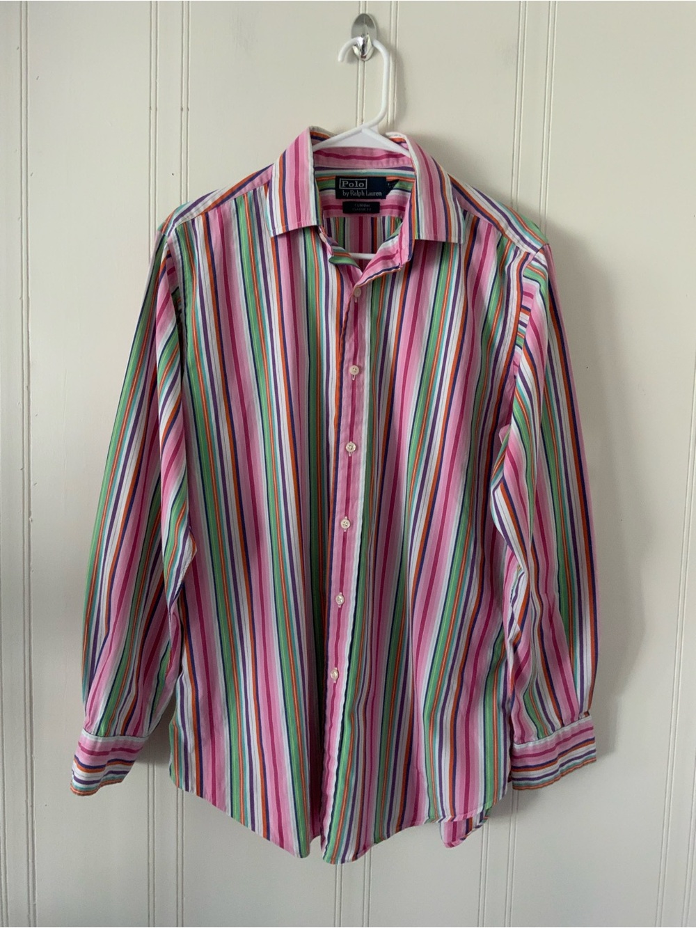 Ralph Lauren Multicolor Vertical Stripe Button-Down Shirt